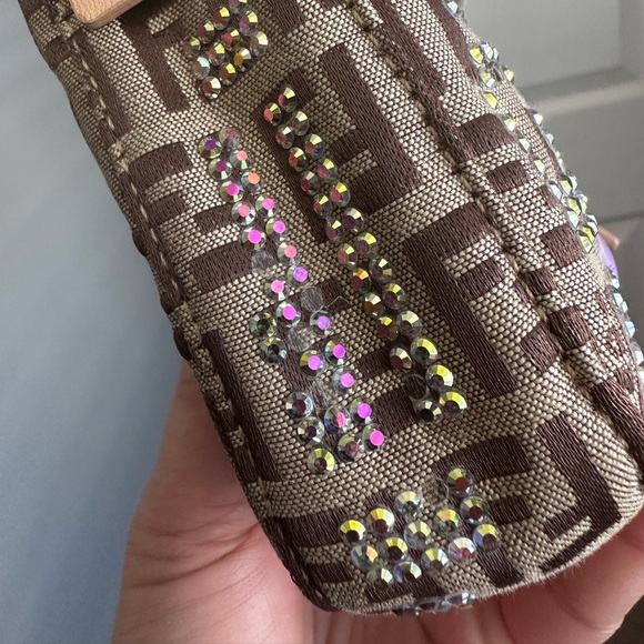 Fendi Baguette Crystal Brown FF - Picture 15 of 16